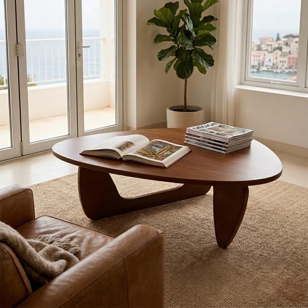Solid Wood Triangle Coffee Table N953