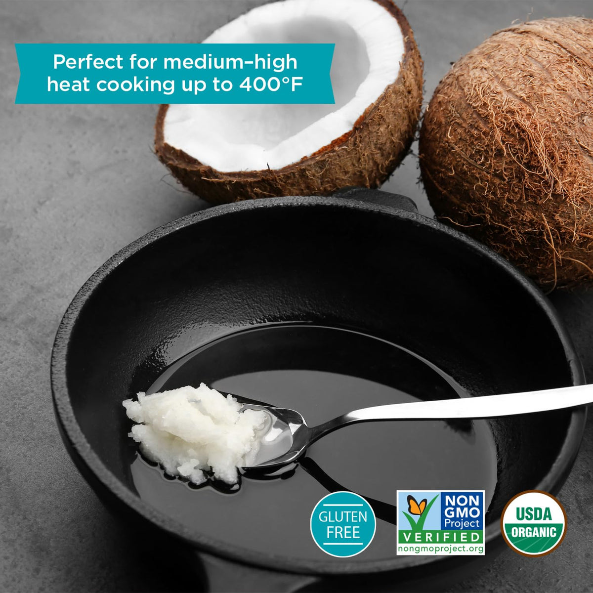 Organic Refined Coconut Oil 1 Gallon K961668