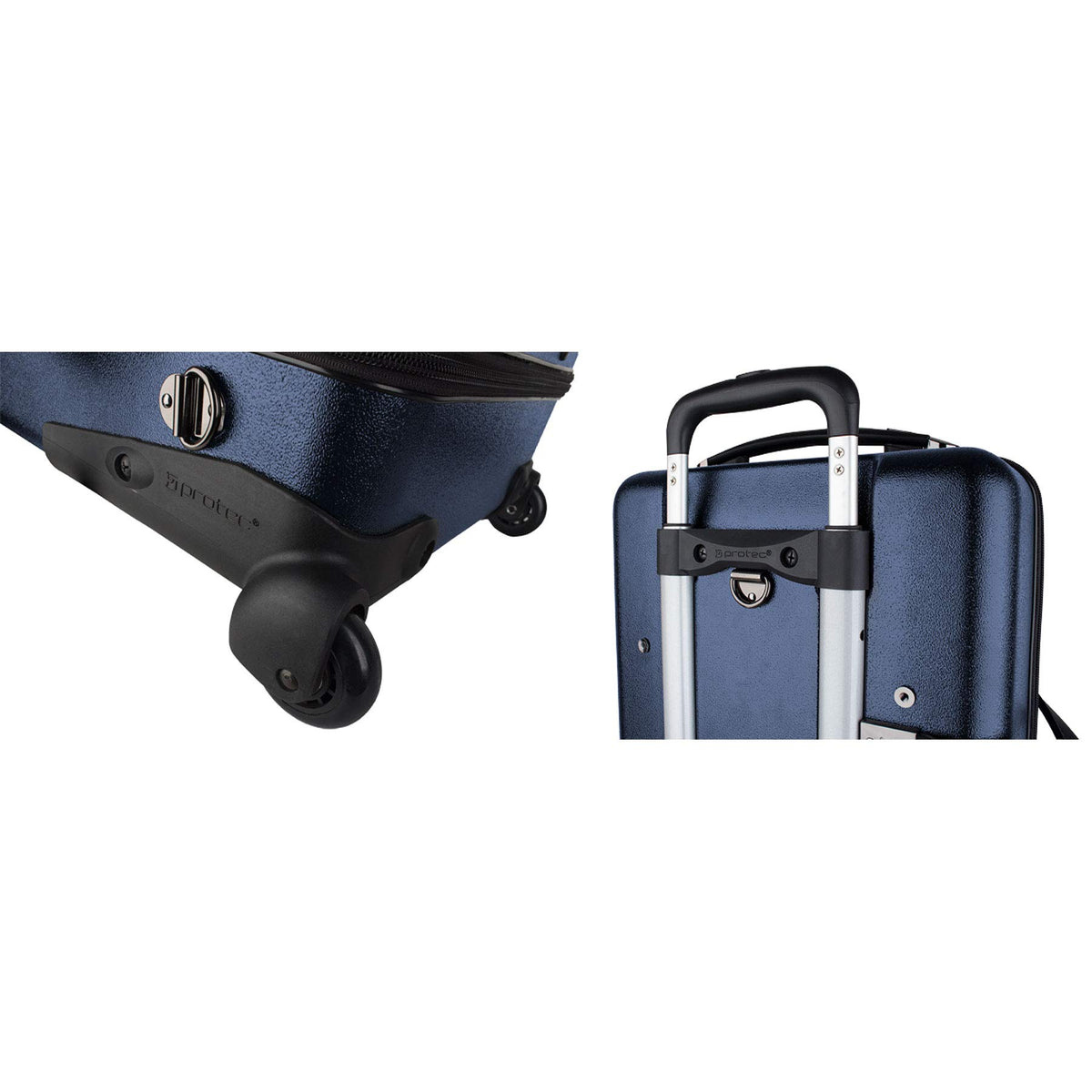 Blue Triple Trumpet Case with Wheels B812946