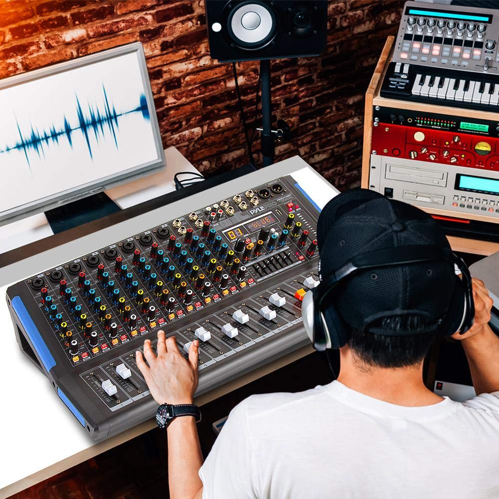 4-Channel Bluetooth Audio Mixer with USB and XLR V868180