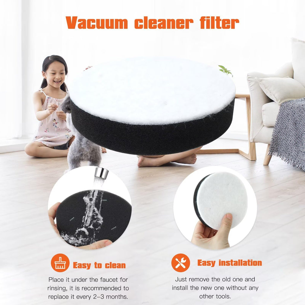 4 Pack Replacement Filter for Upright Vacuum Q2463