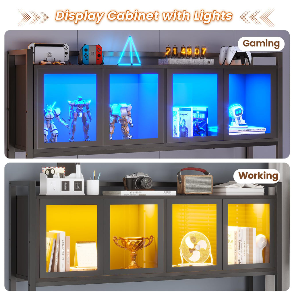 L Shaped Gaming Corner Desk with Drawers R780454