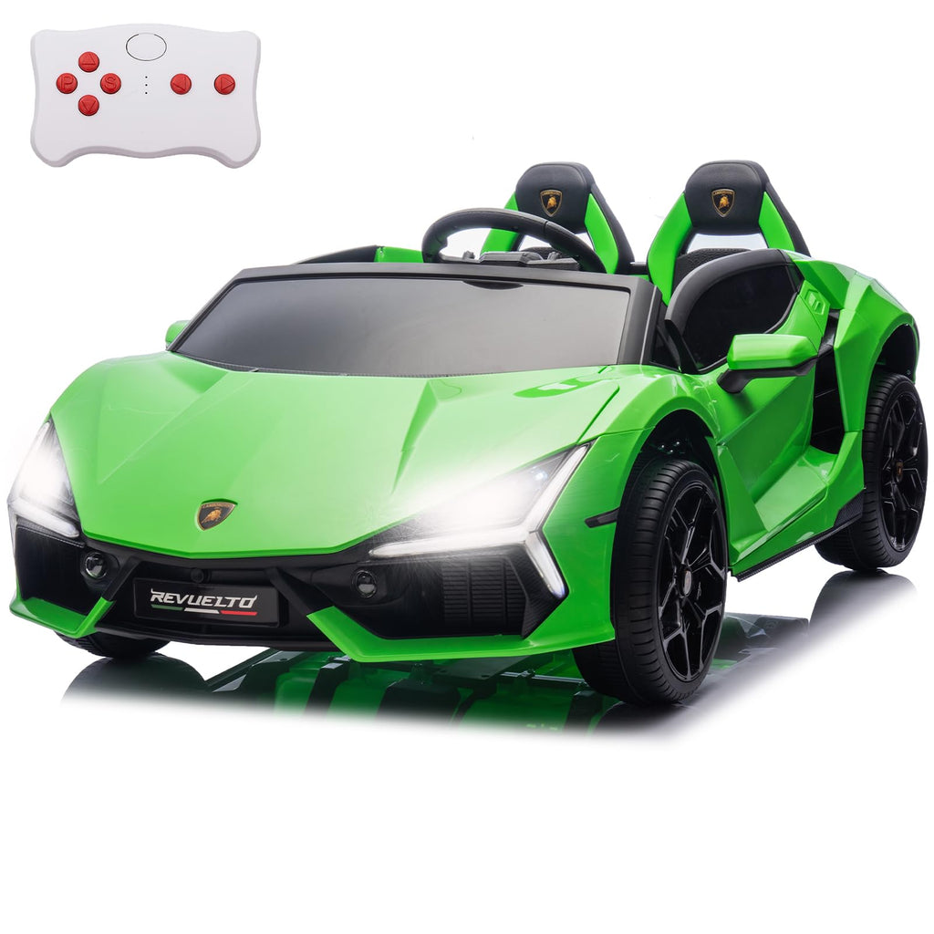 Green 24V 8Ah 2 Seater Ride On Car with Remote Control Q6080