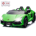 Green 24V 8Ah 2 Seater Ride On Car with Remote Control Q6080