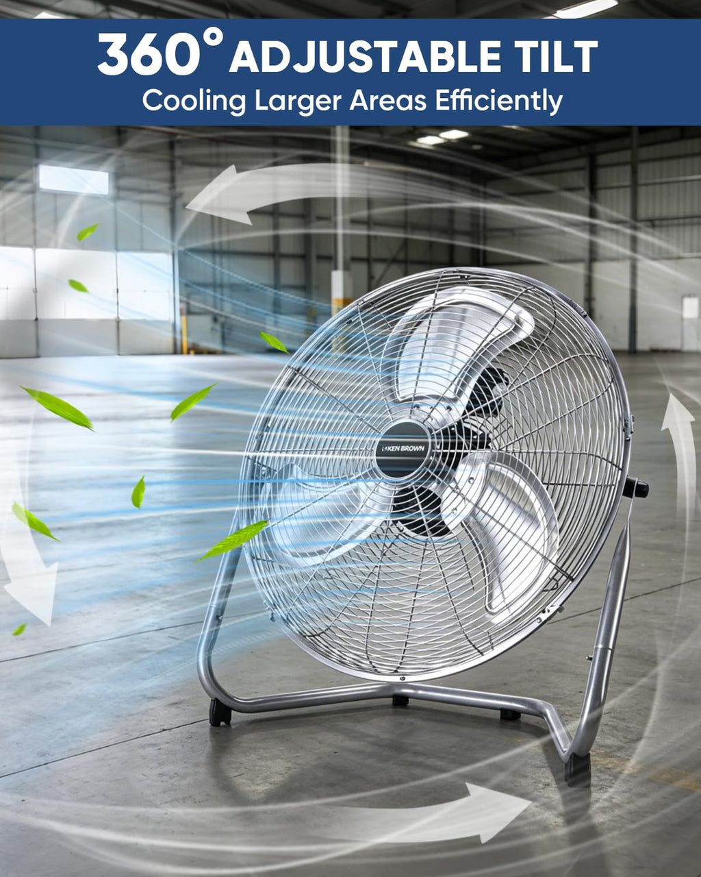 20 Inch 3 Speed Metal Industrial Fan Q855108