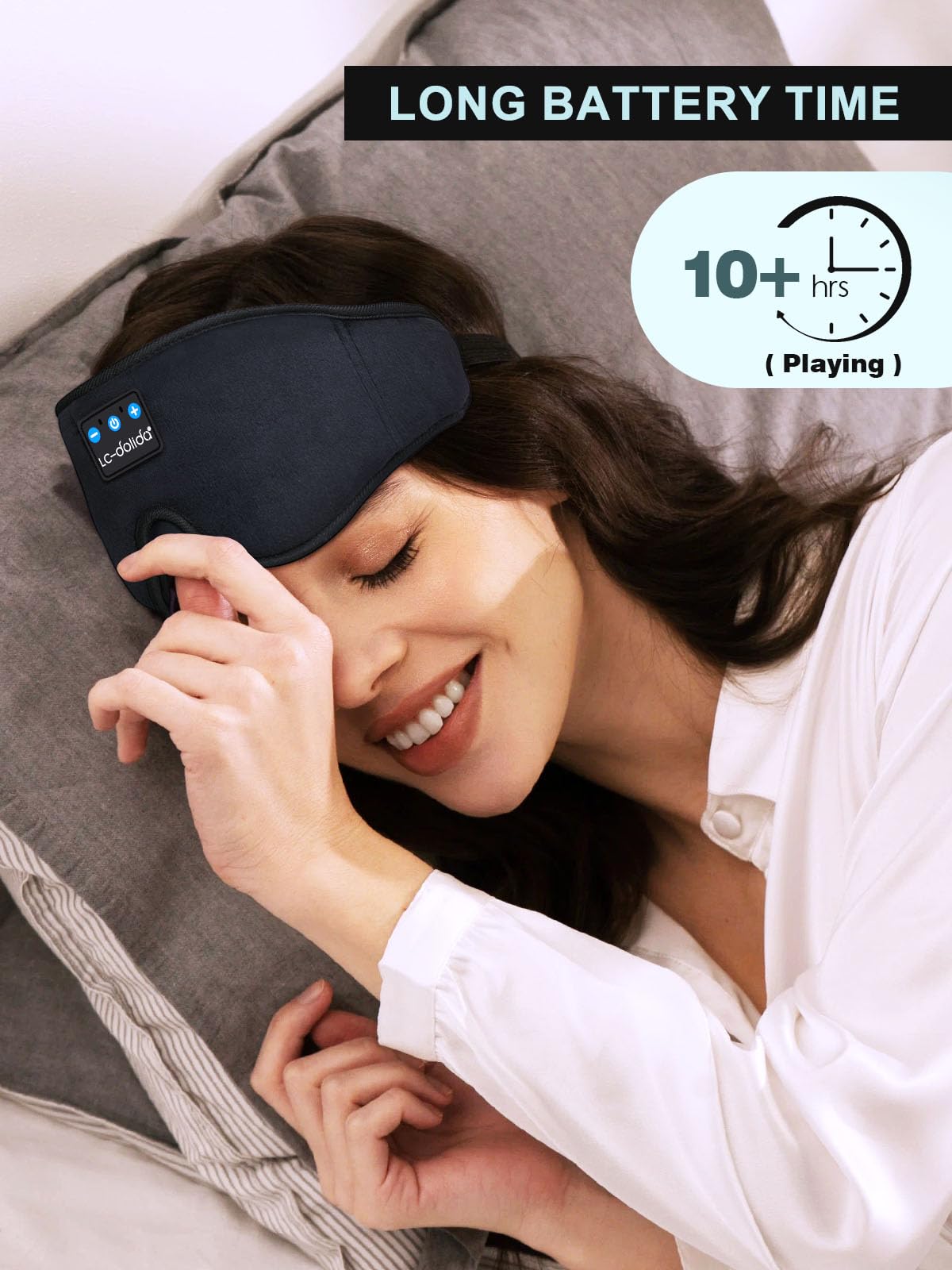 Sleep Mask Bluetooth Wireless Music Eye Mask F30434