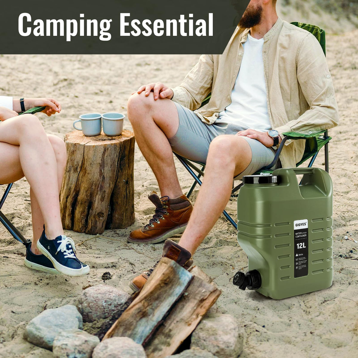 3.2 Gallon Camping Water Jug with Spout N46447