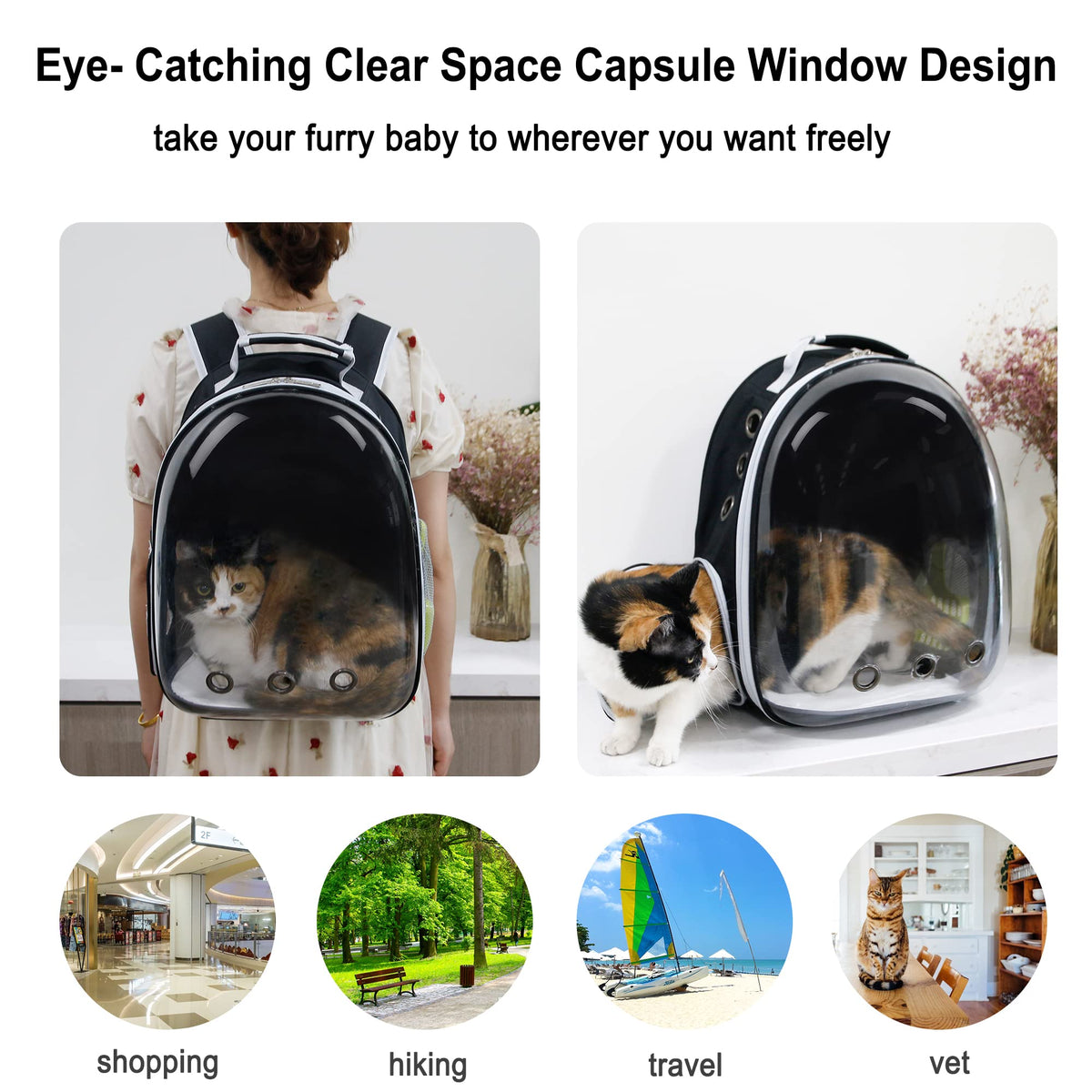 Airline Approved Bubble Cat Backpack T443543