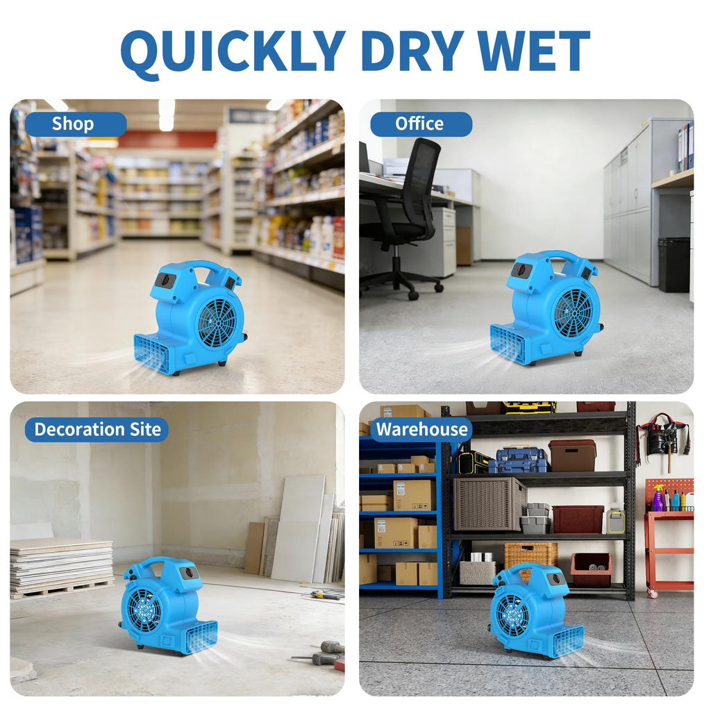 500 CFM High Velocity Floor Dryer L638050