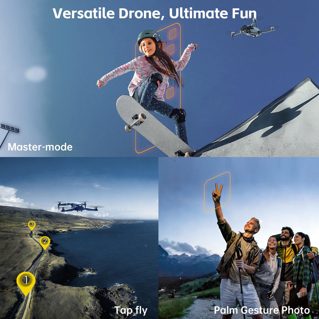 4K Camera Drone with 3 Batteries F164007