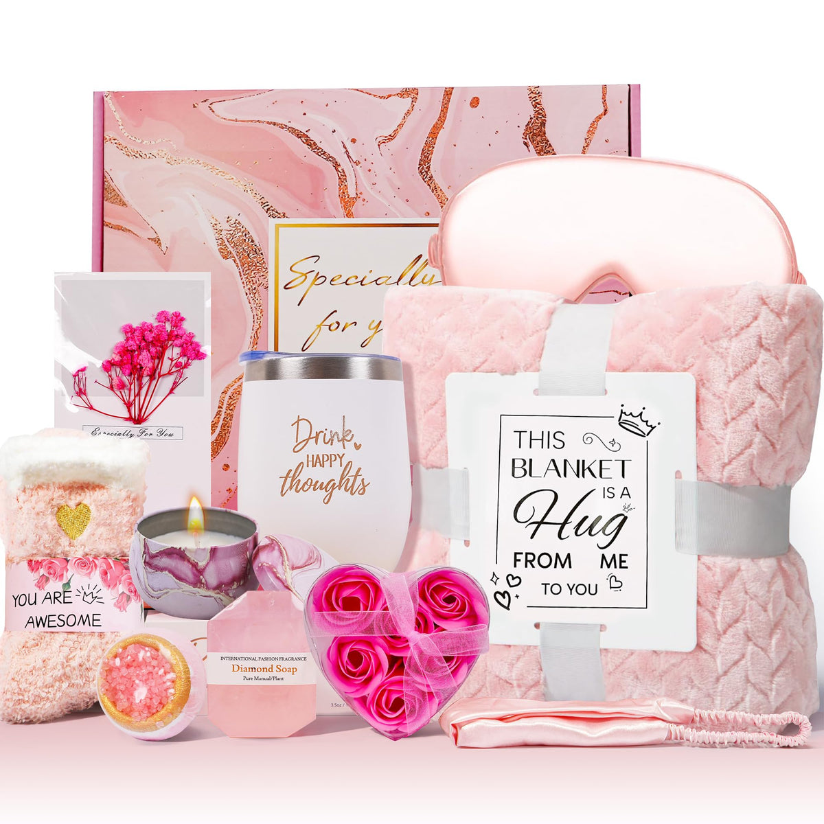Rose Relaxing Spa Gift Baskets F1674
