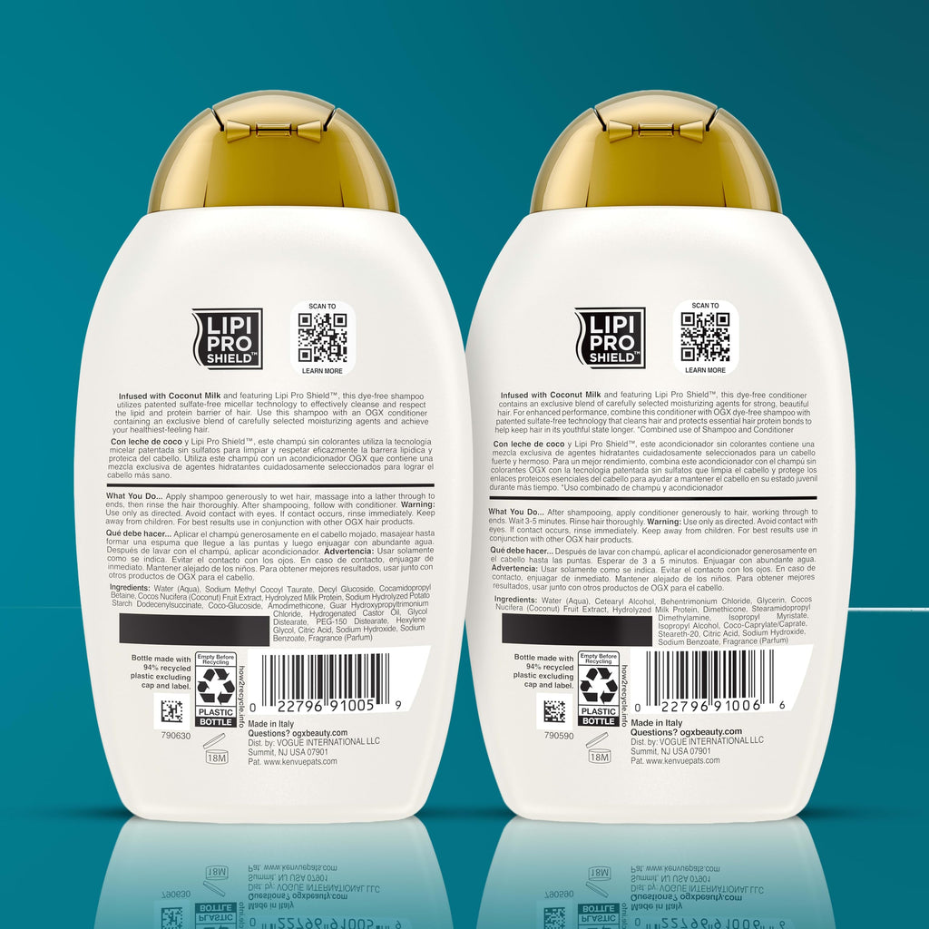 Coconut Milk Shampoo & Conditioner Set 2 x 13 fl. oz F2502