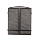 3-Panel Arch Screen with Double Bar A52822