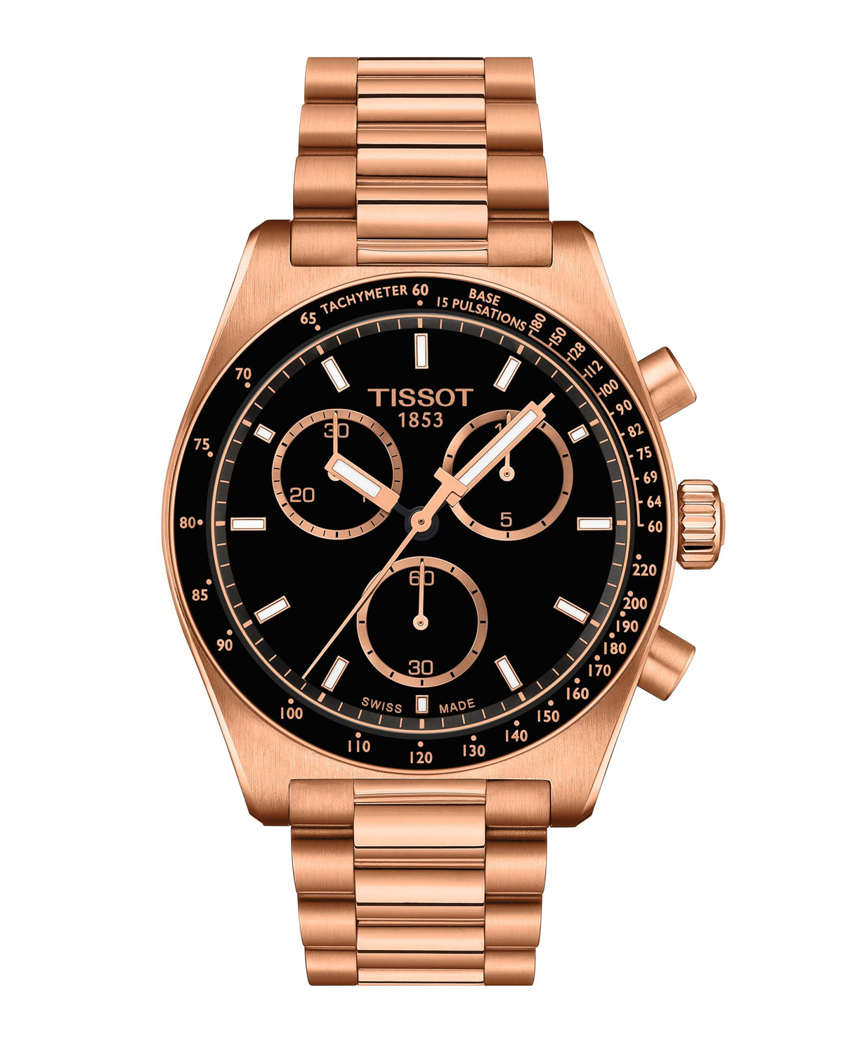Black Dial 40mm Swiss Quartz Chronograph Watch I862041