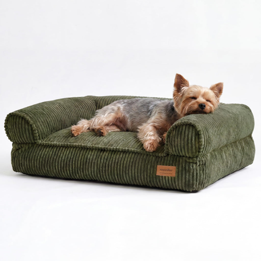 Corduroy Waterproof Washable Cover Dog Couch Bed B8436
