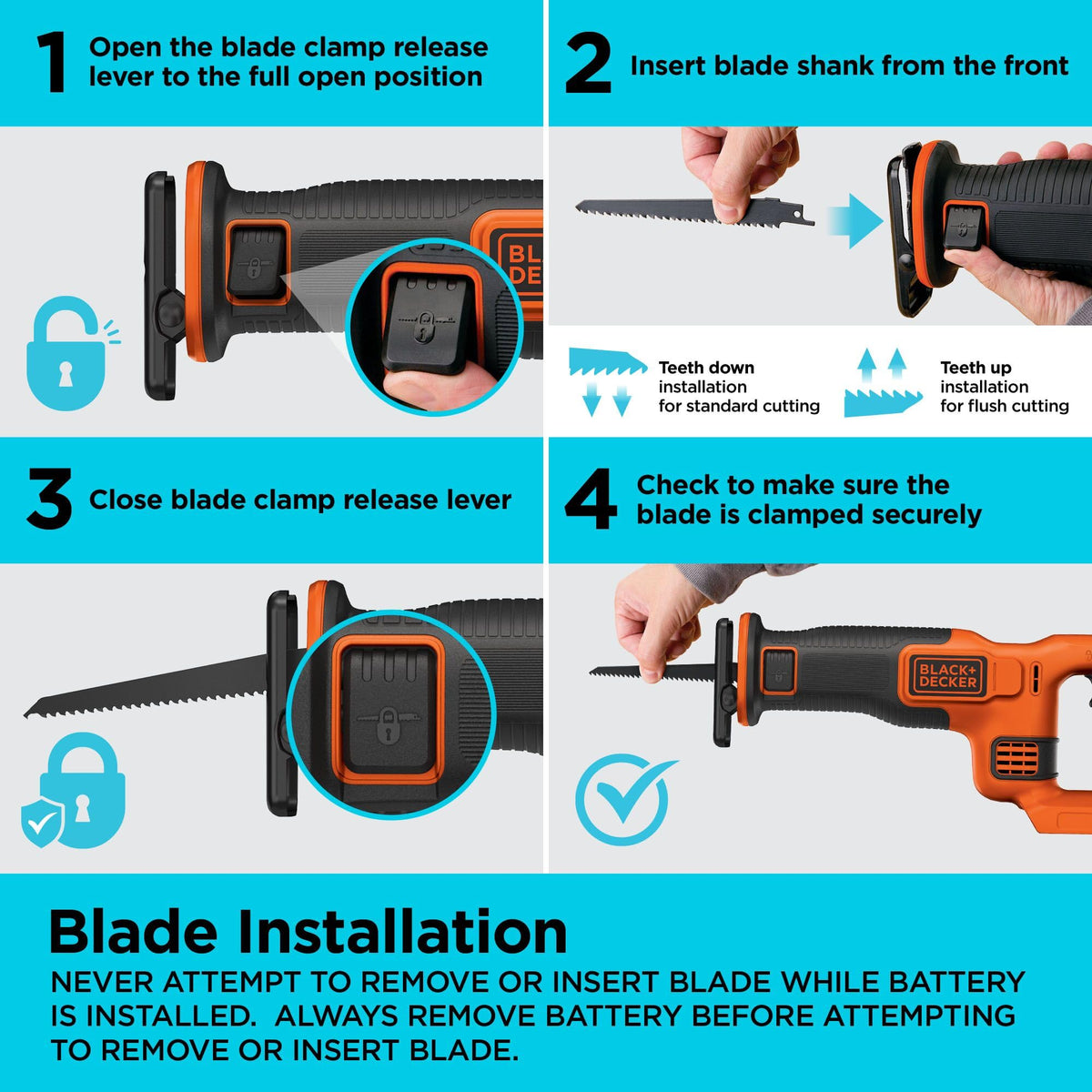 Cordless Reciprocating Saw Kit Q11988