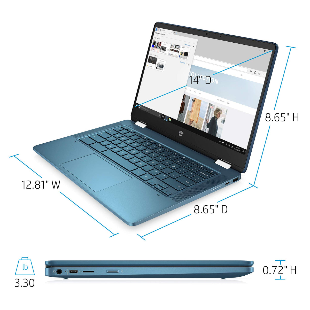 14" HD Touchscreen Chromebook P7260