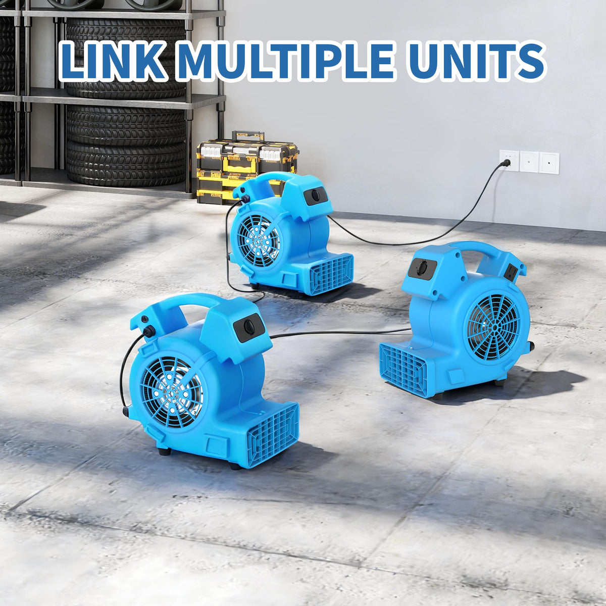 500 CFM High Velocity Floor Dryer L638050