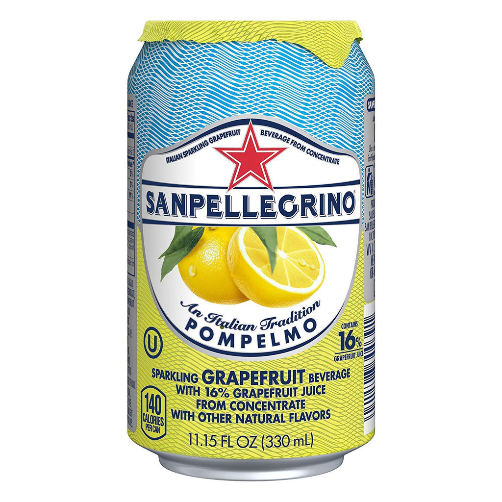 Italian Sparkling Grapefruit Beverage 24 Pack of 11.15 Fl Oz Cans R3878