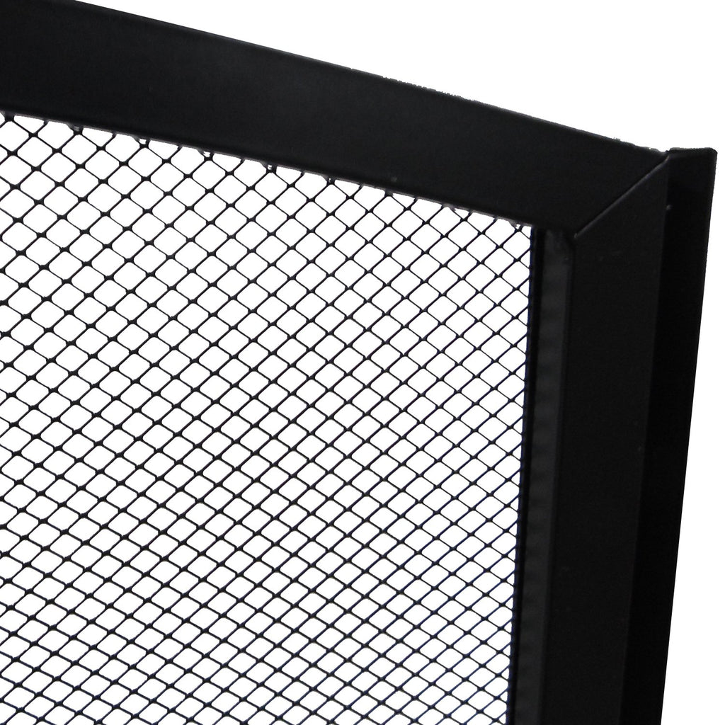 3-Panel Arch Screen with Double Bar A52822
