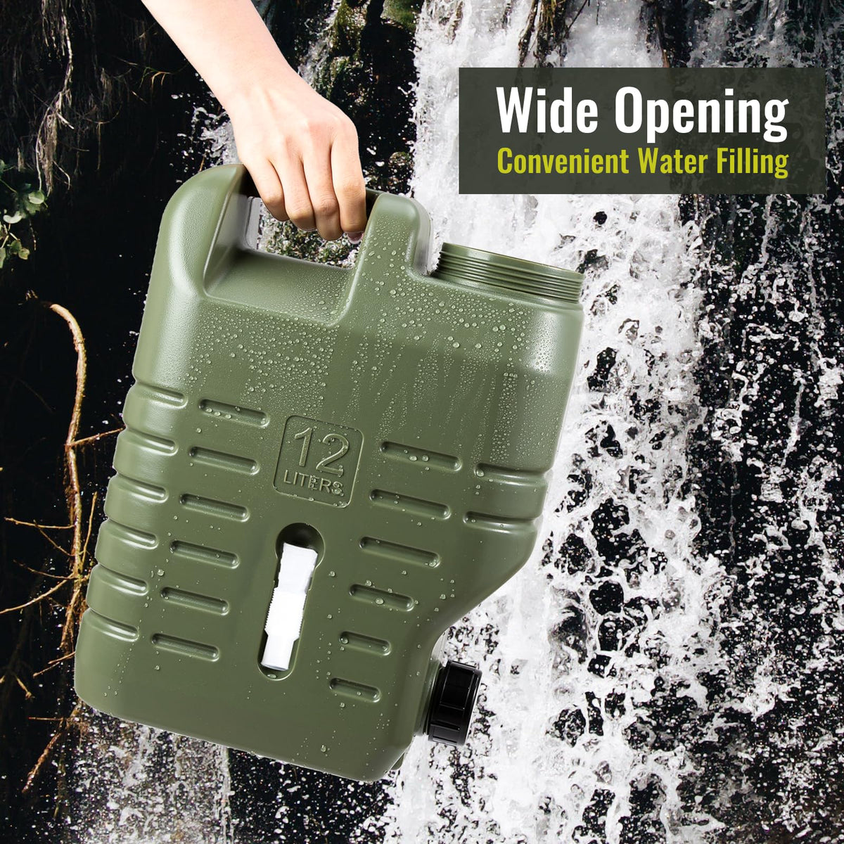 3.2 Gallon Camping Water Jug with Spout N46447